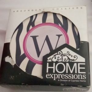 Home Expressions Absorbent Coasters W